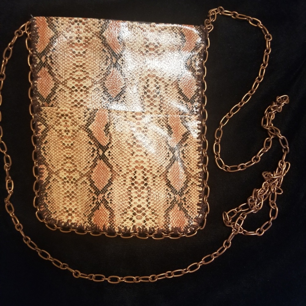 Hand Stitch Cross Body Pouch